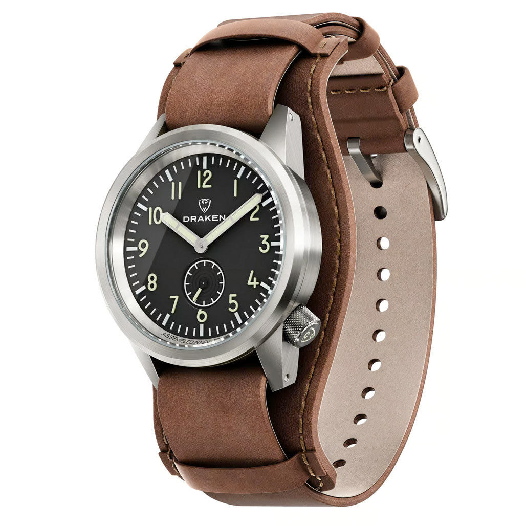 Draken Aoraki 'Milspec' Watch with Black Dial #DKN-16 — Long