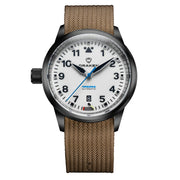 Draken Peregrine DLC 'B' Full Lume Dial Watch with Left Crown #DKN-17