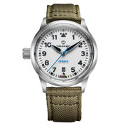 Draken Peregrine 'B' Full Lume Dial Watch with Left Crown #DKN-18