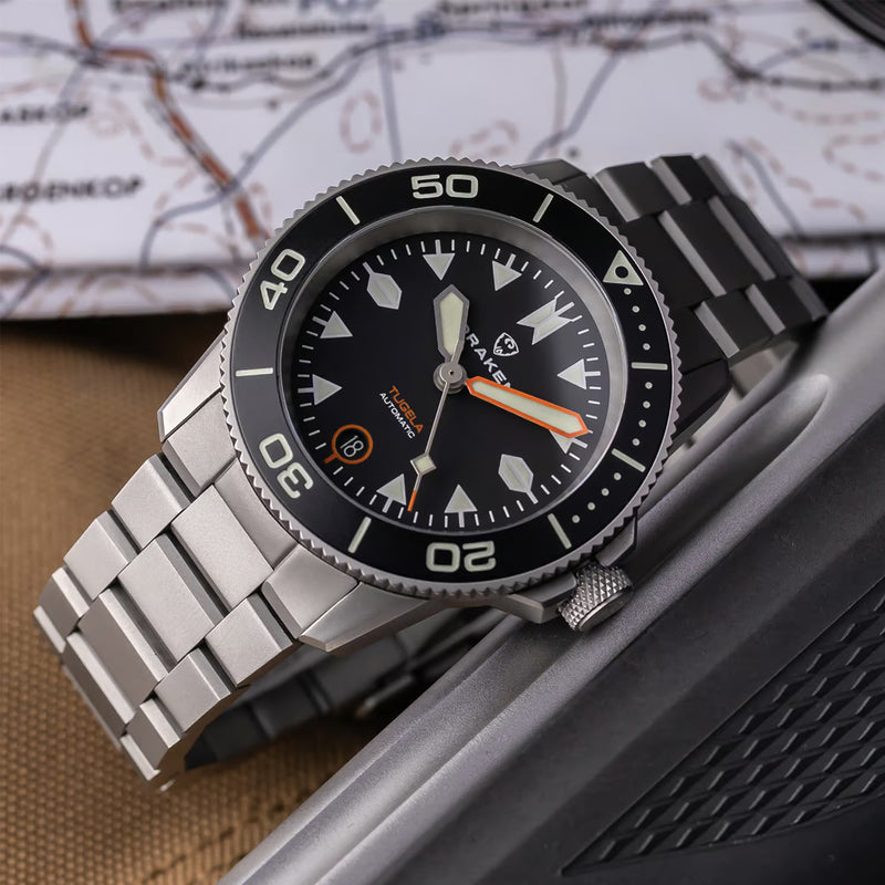 Draken Tugela GMT 'Black' Dive Watch #DKN-19