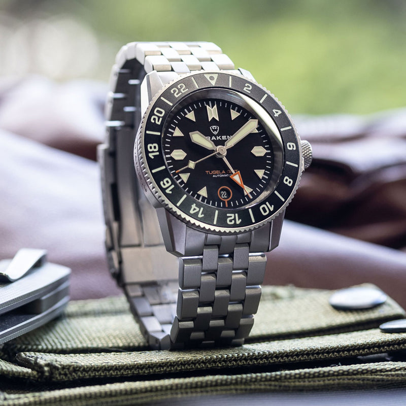 Draken Tugela GMT 'Black' Dive Watch #DKN-19