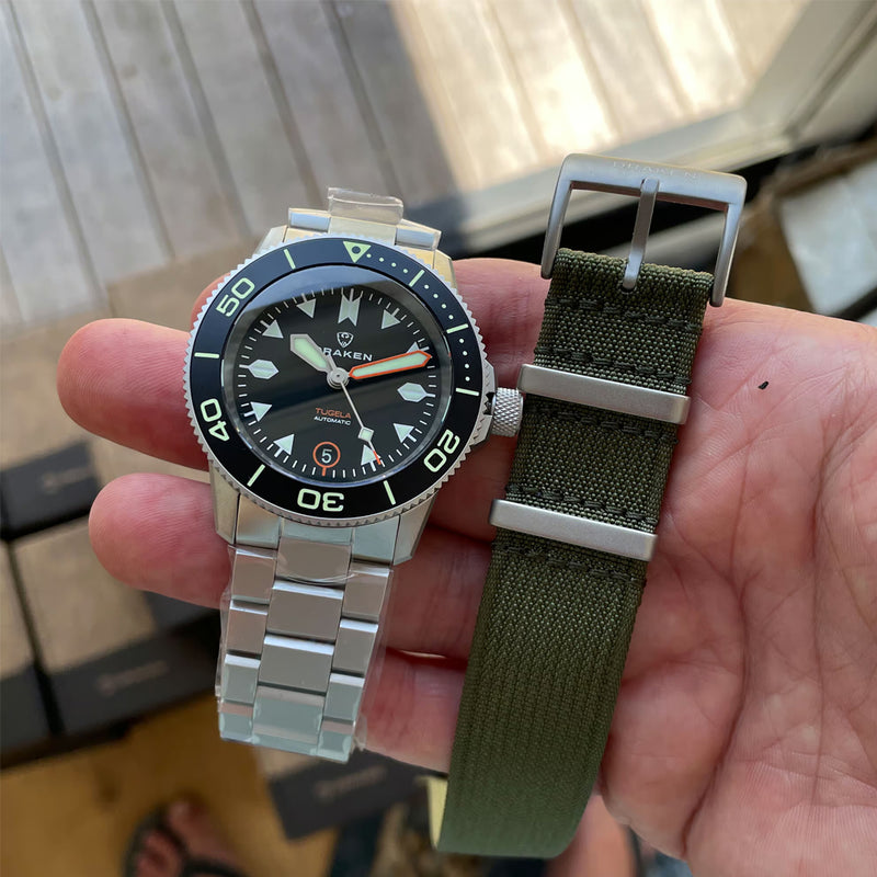 Draken Tugela GMT 'Black' Dive Watch #DKN-19