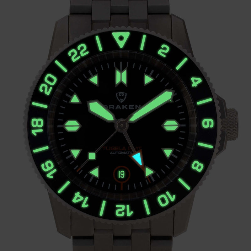 Draken Tugela GMT 'Black' Dive Watch #DKN-19