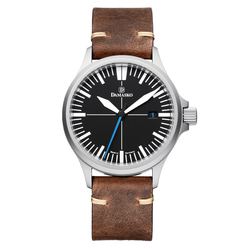 Damasko DS30-BLUE Swiss Automatic Pilot Watch with Sapphire