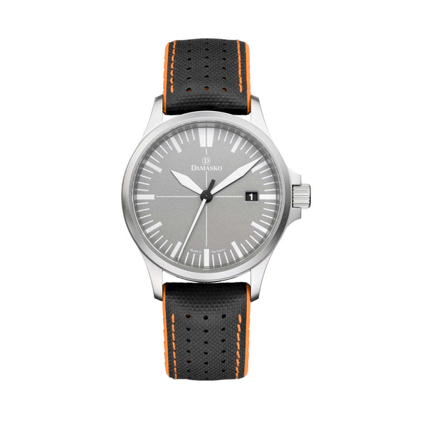 Damasko Swiss DS30 Automatic Watch with a 39mm Bead-Blasted Submarine Steel Case #DS30-Grey
