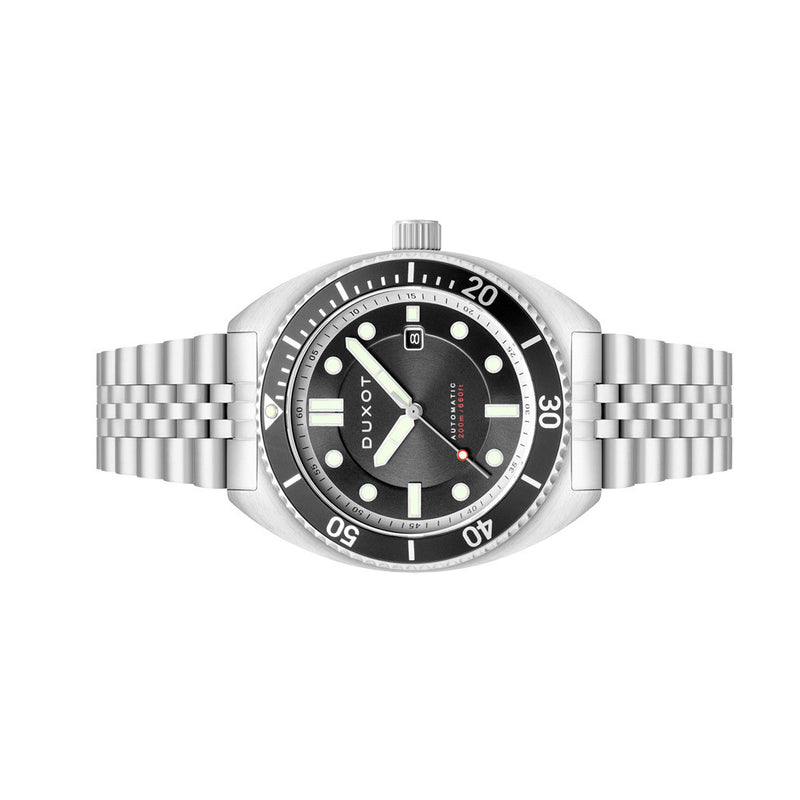Duxot Tortuga Automatic Dive Watch with Black Dial #DX-2026-11