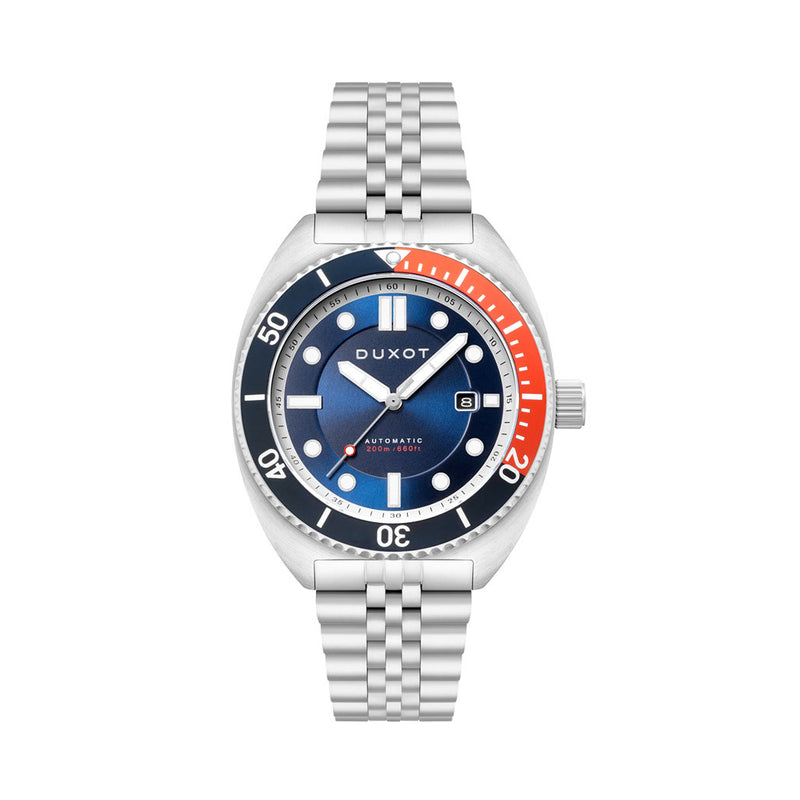 Duxot Tortuga Automatic Dive Watch with Blue Dial #DX-2026-33