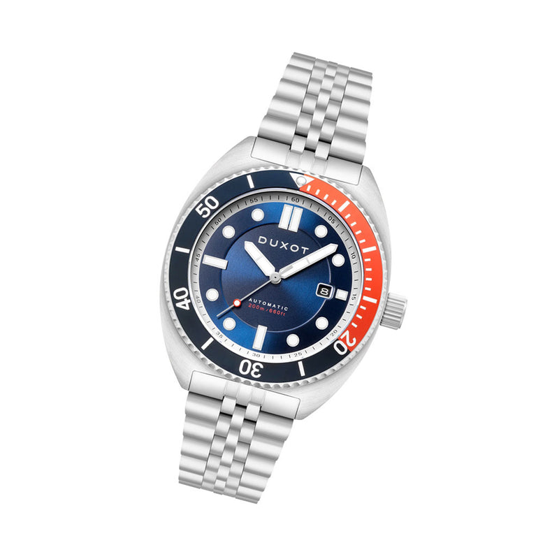 Duxot Tortuga Automatic Dive Watch with Blue Dial #DX-2026-33