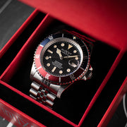 Duxot Atlantica Automatic Dive Watch with Onyx Black Dial #DX-2057-11