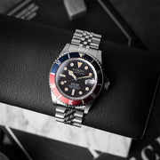 Duxot Atlantica Automatic Dive Watch with Onyx Black Dial #DX-2057-11