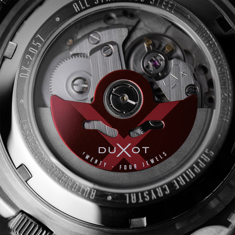 Duxot Atlantica Automatic Dive Watch with Onyx Black Dial #DX-2057-11