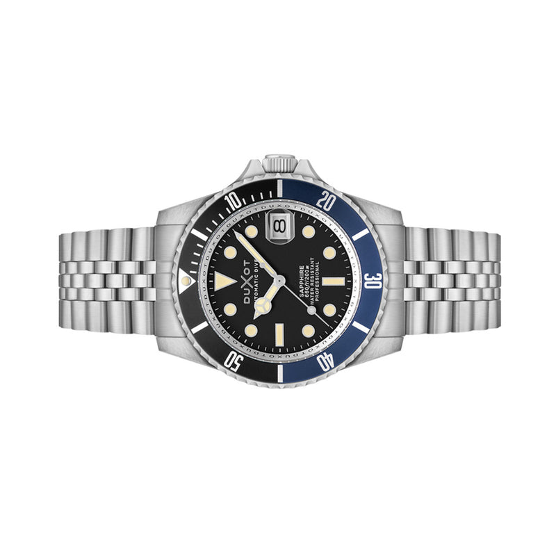 Duxot Atlantica Automatic Dive Watch with Oil Black Dial #DX-2057-22