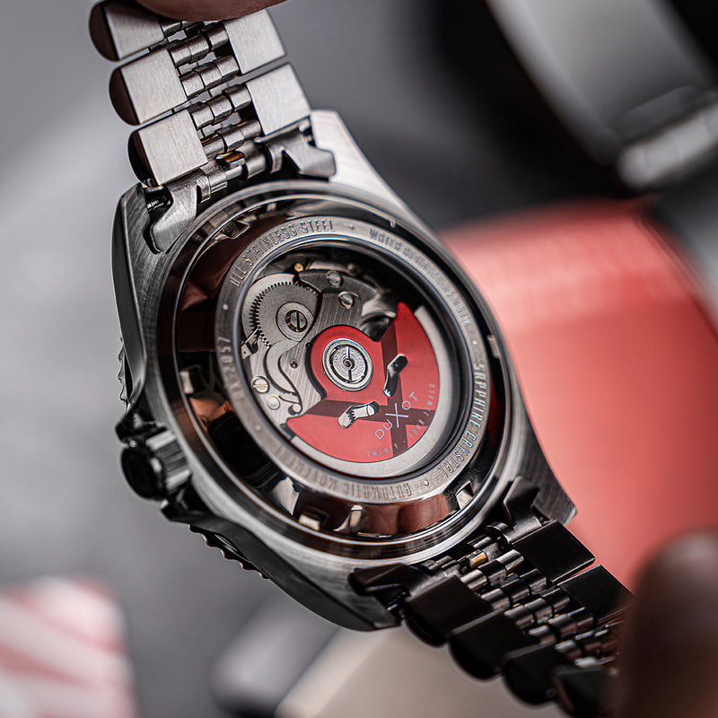 Duxot Atlantica Automatic Dive Watch with Oil Black Dial #DX-2057-22
