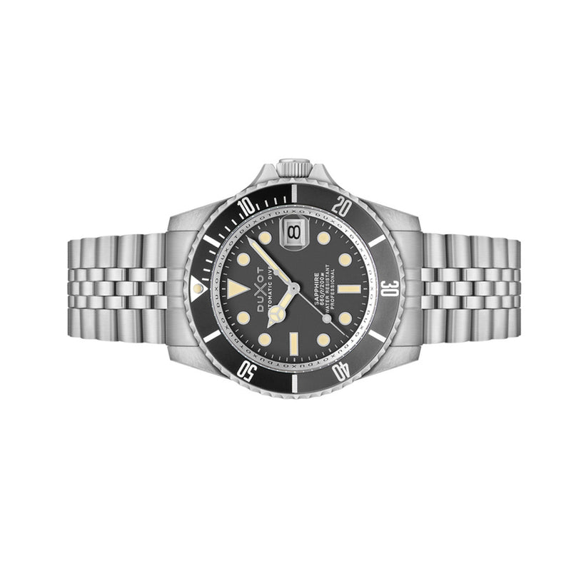 Duxot Atlantica Automatic Dive Watch with Charcoal Grey Dial #DX-2057-55