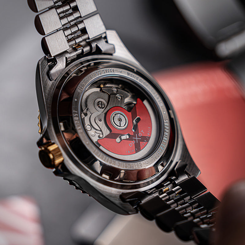 Duxot Atlantica Automatic Dive Watch with Two Tone Brown Dial #DX-2057-66