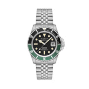 Duxot Atlantica Automatic Dive Watch with Pitch Black Dial #DX-2057-77
