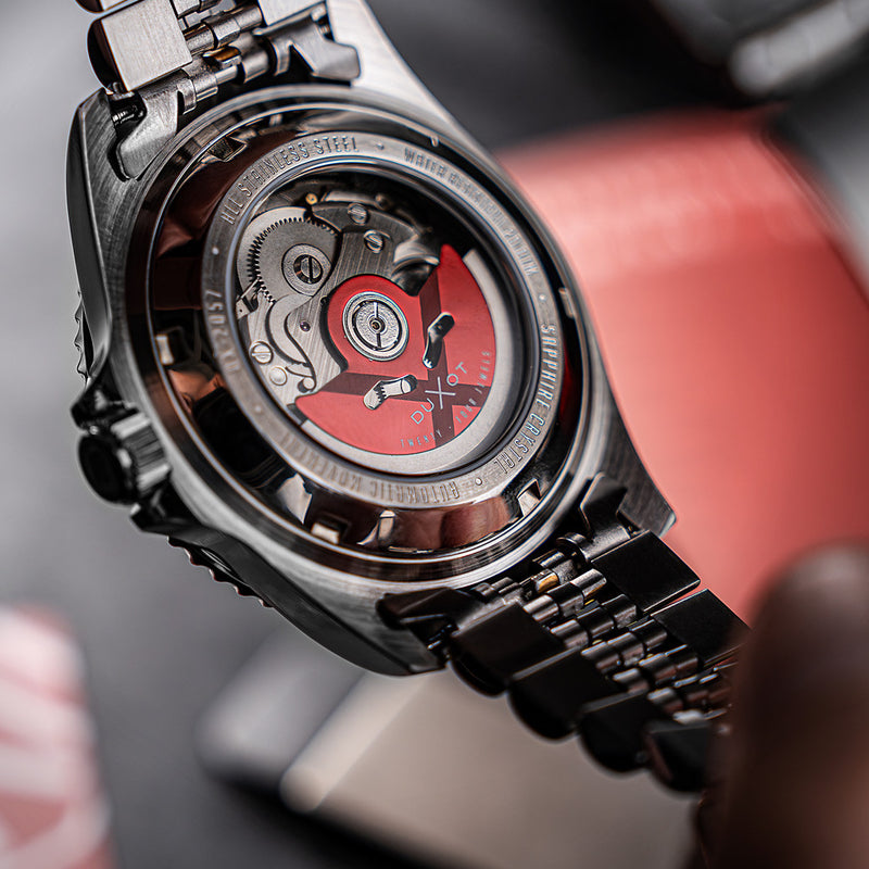 Duxot Atlantica Automatic Dive Watch with Pitch Black Dial #DX-2057-77