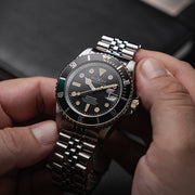 Duxot Atlantica Automatic Dive Watch with Pitch Black Dial #DX-2057-77
