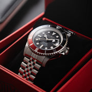 Duxot Atlantica Automatic Dive Watch with Jade Black Dial #DX-2057-88