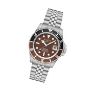 Duxot Atlantica Automatic Dive Watch with Chocolate Brown Dial #DX-2057-99