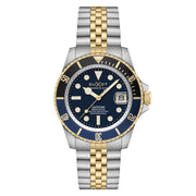 Duxot Atlantica Automatic Dive Watch with Two Tone Blue Dial #DX-2057-AA