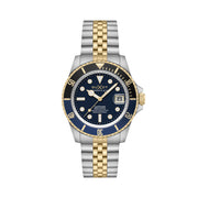 Duxot Atlantica Automatic Dive Watch with Two Tone Blue Dial #DX-2057-AA