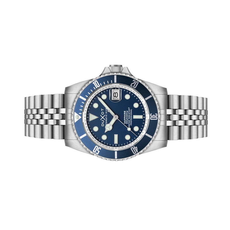 Duxot Atlantica Automatic Dive Watch with Saxe Blue Dial #DX-2057-BB