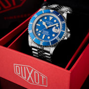 Duxot Atlantica Automatic Dive Watch with Saxe Blue Dial #DX-2057-BB