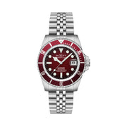 Duxot Atlantica Automatic Dive Watch with Merlot Red Dial #DX-2057-EE