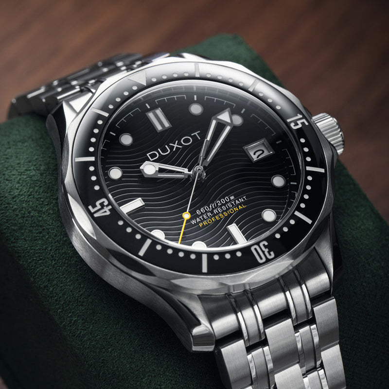 Duxot Henri Diver Automatic with Ink Black Dial #DX-2060-11