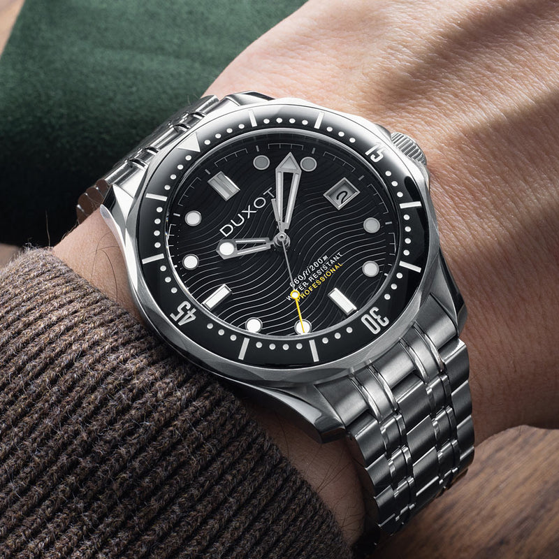 Duxot Henri Diver Automatic with Ink Black Dial #DX-2060-11