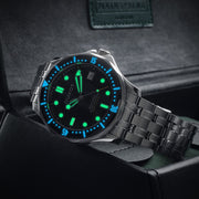 Duxot Henri Diver Automatic with Ink Black Dial #DX-2060-11