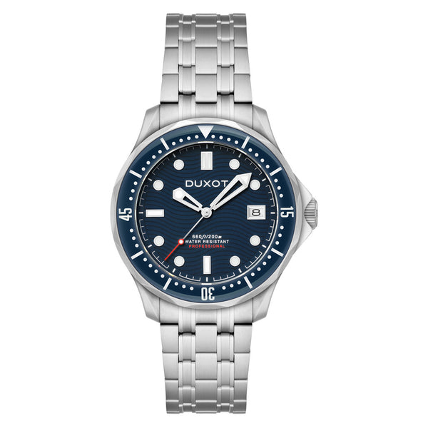 Duxot Henri Diver Automatic with Presidential Blue Dial #DX-2060-22