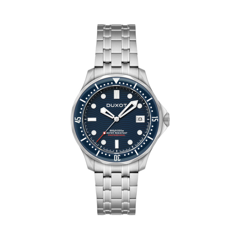 Duxot Henri Diver Automatic with Presidential Blue Dial #DX-2060-22