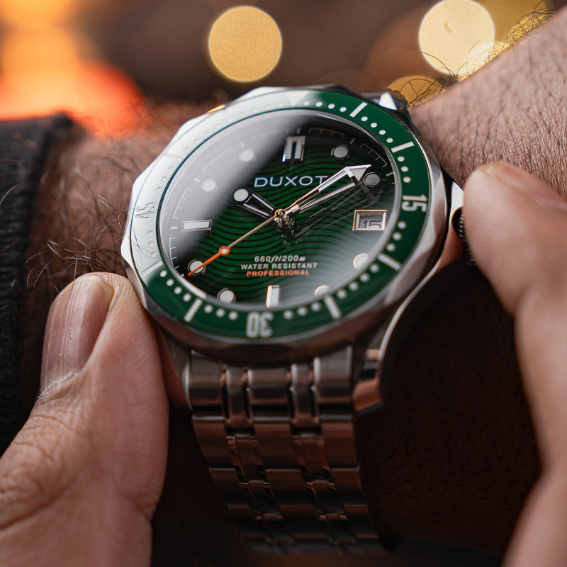 Duxot Henri Diver Automatic with Elite Green Dial #DX-2060-33