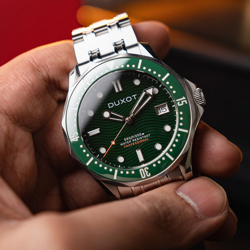 Duxot Henri Diver Automatic with Elite Green Dial #DX-2060-33