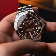 Duxot Henri Diver Automatic with Deep Brown Dial #DX-2060-44