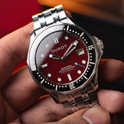 Duxot Henri Diver Automatic with Maroon Red Dial #DX-2060-55