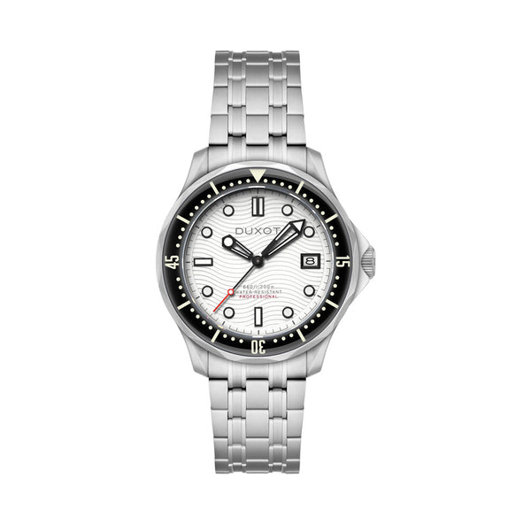 Duxot Henri Diver Automatic with Polar White Dial #DX-2060-77
