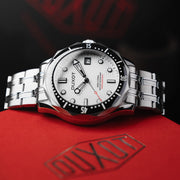 Duxot Henri Diver Automatic with Polar White Dial #DX-2060-77