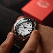 Duxot Henri Diver Automatic with Polar White Dial #DX-2060-77