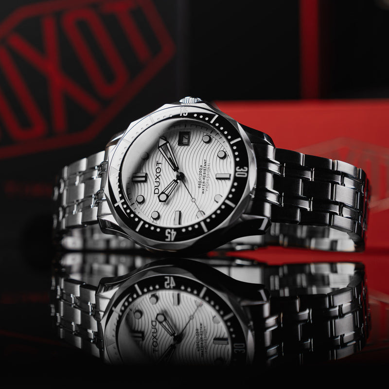Duxot Henri Diver Automatic with Polar White Dial #DX-2060-77