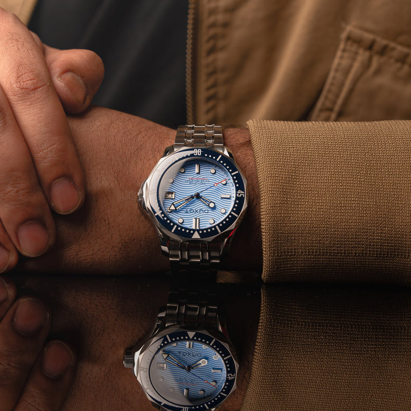 Duxot Henri Diver Automatic with Sea Blue Dial #DX-2060-88