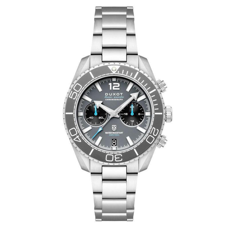 Duxot Tiburon Meca-Quartz Chronograph in Ash Grey #DX-2062-11