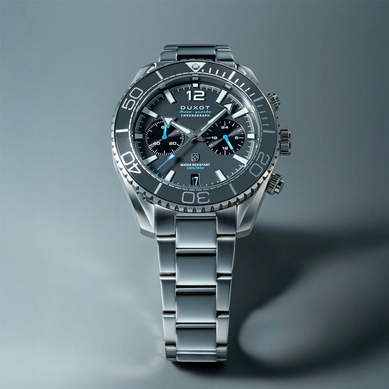 Duxot Tiburon Meca-Quartz Chronograph in Ash Grey #DX-2062-11