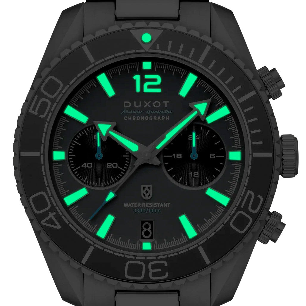 Duxot Tiburon Meca-Quartz Chronograph in Ash Grey #DX-2062-11
