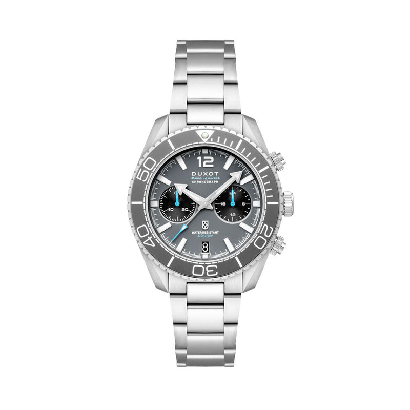 Duxot Tiburon Meca-Quartz Chronograph in Ash Grey #DX-2062-11