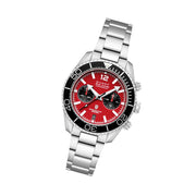 Duxot Tiburon Meca-Quartz Chronograph in Brick Red #DX-2062-22