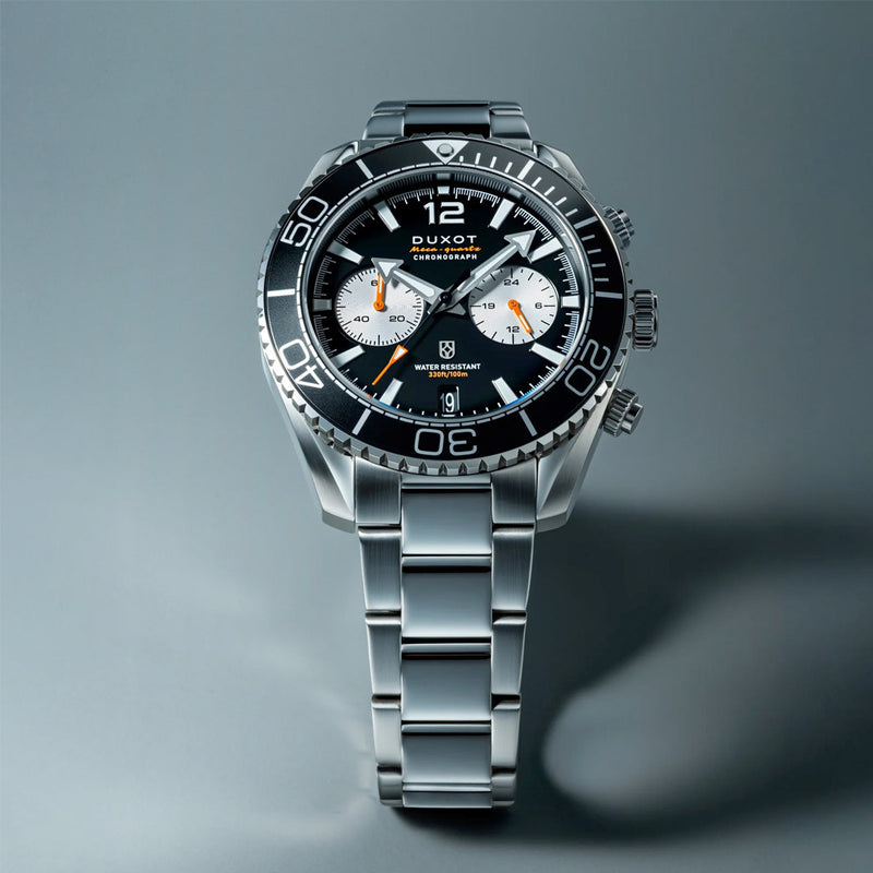 Duxot Tiburon Meca-Quartz Chronograph in Eclipse Black #DX-2062-33