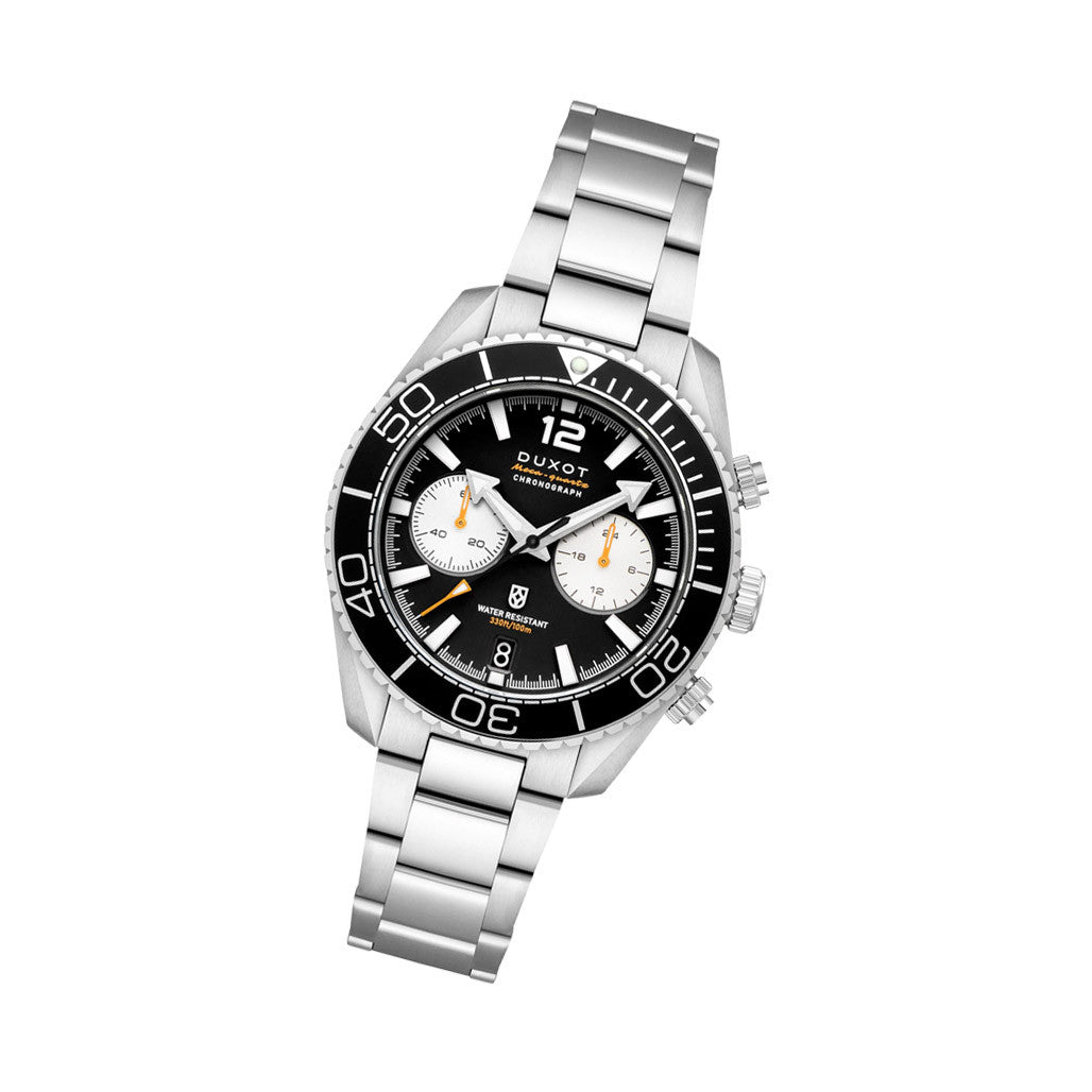 Duxot Tiburon Meca-Quartz Chronograph in Eclipse Black #DX-2062-33